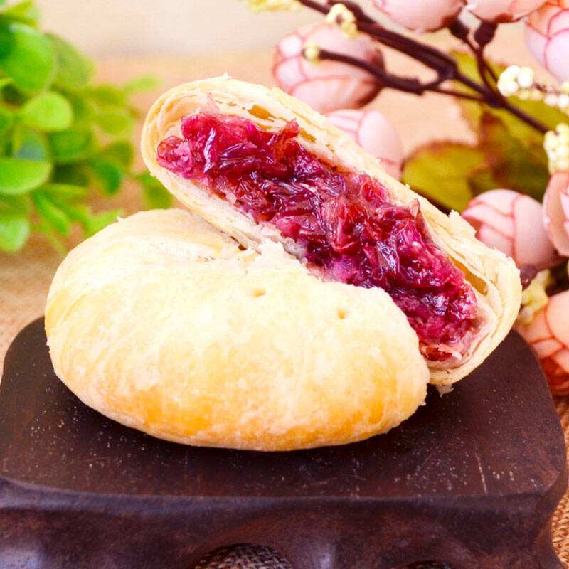 鲜花饼 4枚装,真材实料,新鲜制作 88/盒